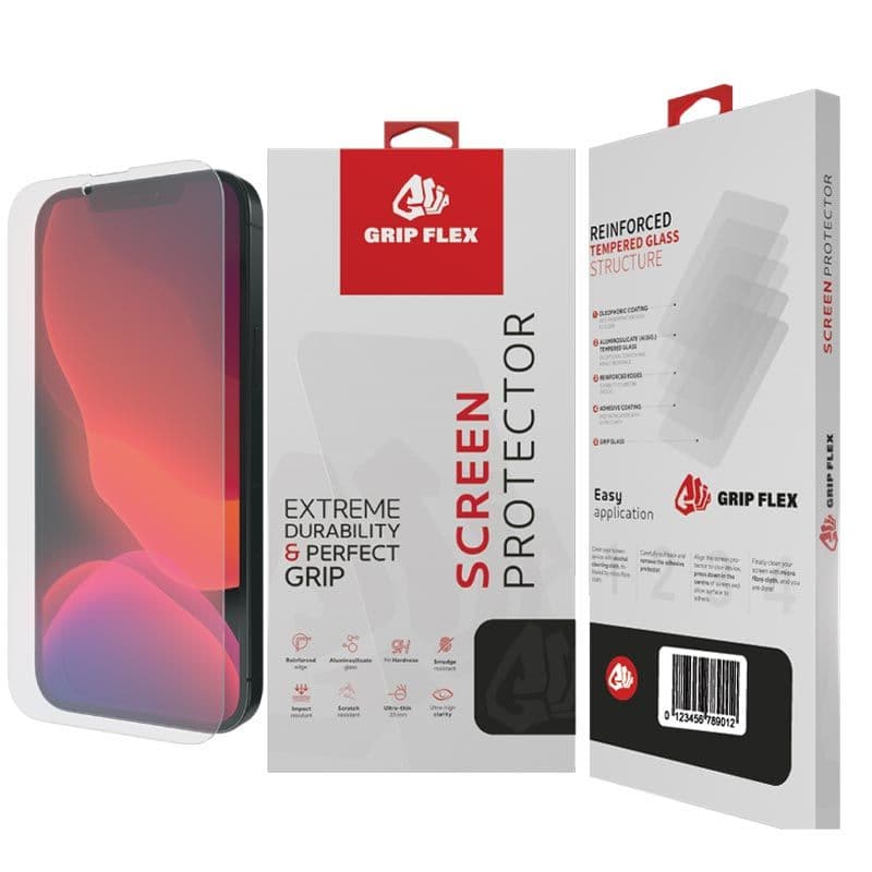 Grip Flex - Matte Tempered Glass Screen Protector for iPhone X / XS / 11 Pro