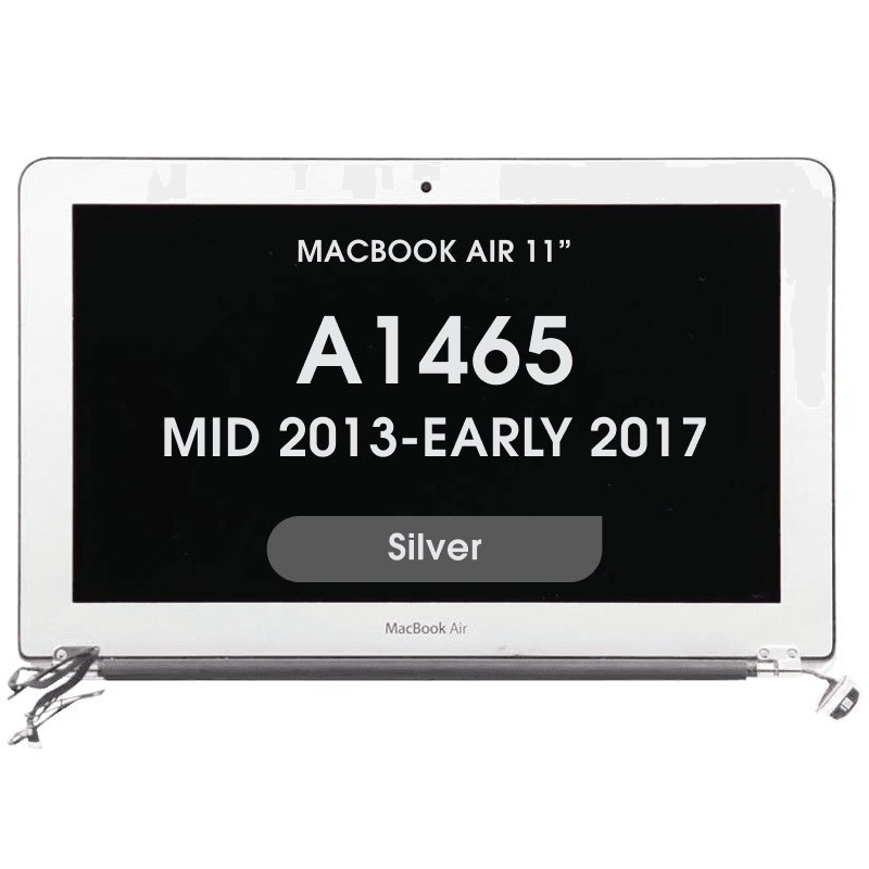 Premium - LCD Screen and Digitizer Assembly for MacBook Air 11" (A1465) (Mid 2013- Early 2017) (Silver)
