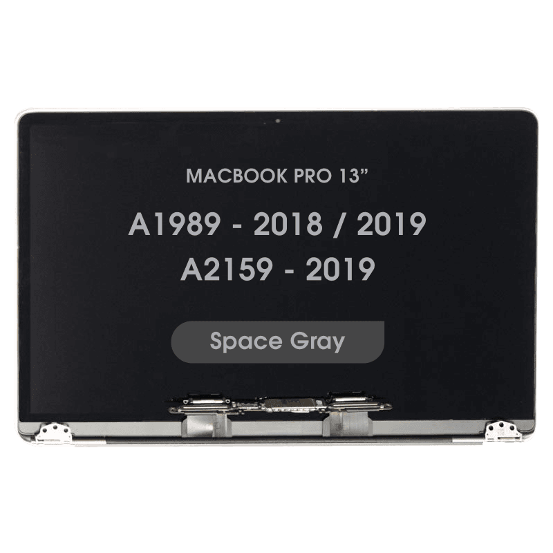 Premium - Screen and Digitizer Assembly for MacBook Pro 13" (A1989) (Late 2018 - Early 2019) (A2159) (Mid 2019) (Space Gray)