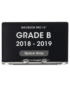 OEM Pull - LCD Screen and Digitizer Assembly for MacBook Pro 13" (A1989) (2018 - 2019) (Grade B) (Space Gray)