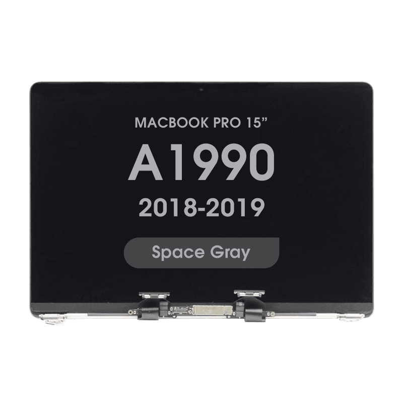 OEM Pull - LCD Screen and Digitizer Assembly for MacBook Pro 15" (A1990) (2018-2019) (Grade C) (Space Gray)
