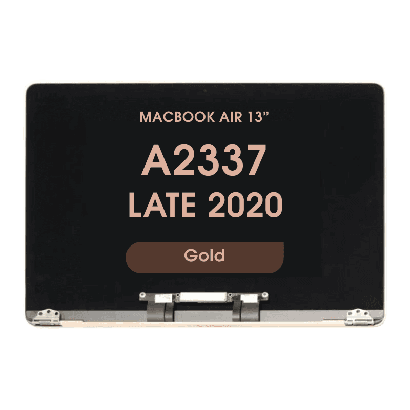 OEM Pull - LCD Screen and Digitizer Assembly for MacBook Air 13" (A2337) (Late 2020) (Grade B) (Gold)