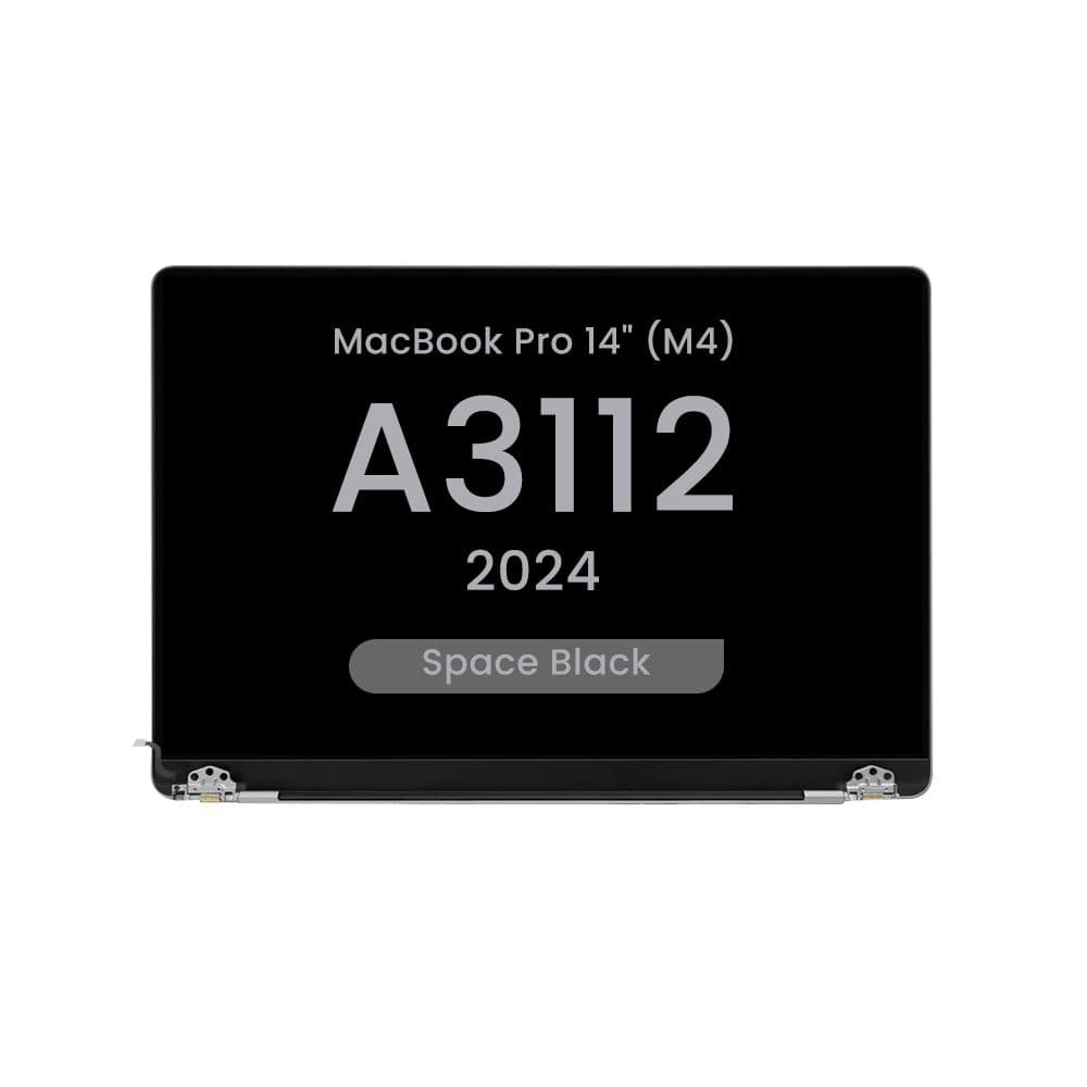 Premium - LCD Screen Assembly for MacBook Pro 14" w/ Pre-installed Sleep / Wake Flex (M4) (A3112) (2024) (Space Black)