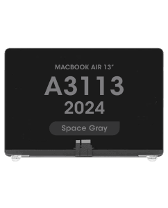 Premium - LCD Screen and Digitizer Assembly for MacBook Air 13" (A3113) (2024) (Space Gray)