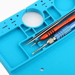 Blue Work Mat for Microscope Stand