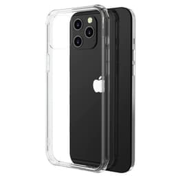 MyBat Pro - Sturdy Gummy Cover for iPhone 12 / 12 Pro (Highly Transparent Clear / Transparent Clear)
