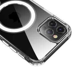 MyBat Pro - Fusion Hybrid Case Plus AttachMe with MagSafe Compatible for iPhone 12 / 12 Pro (Transparent Clear)