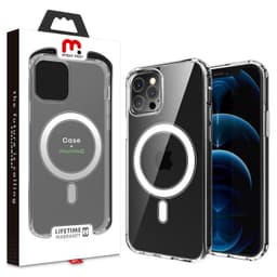 MyBat Pro - Fusion Hybrid Case Plus AttachMe with MagSafe Compatible for iPhone 12 / 12 Pro (Transparent Clear)