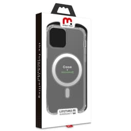 MyBat Pro - Fusion Hybrid Case Plus AttachMe with MagSafe Compatible for iPhone 12 / 12 Pro (Transparent Clear)