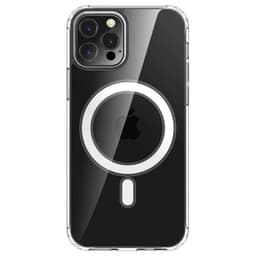 MyBat Pro - Fusion Hybrid Case Plus AttachMe with MagSafe Compatible for iPhone 12 / 12 Pro (Transparent Clear)