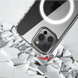 MyBat Pro - Fusion Hybrid Case Plus AttachMe with MagSafe Compatible for iPhone 12 / 12 Pro (Transparent Clear)