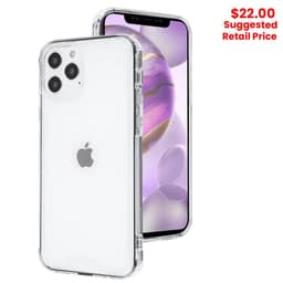 MyBat Pro - Sturdy Gummy Cover for iPhone 12 Pro Max (Highly Transparent Clear / Transparent Clear)