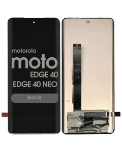 Refurbished - OLED Screen and Digitizer Assembly for Motorola Moto Edge 40 (XT2303-3 / 2023) / Edge 40 Neo (XT2307-1 / 2023) (Black)