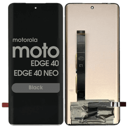 Refurbished - OLED Screen and Digitizer Assembly for Motorola Moto Edge 40 (XT2303-3 / 2023) / Edge 40 Neo (XT2307-1 / 2023) / Edge 2024 (XT2405 / 2024) (Black)
