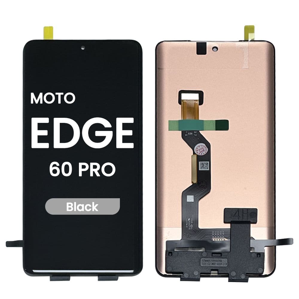 Refurbished - OLED Screen and Digitizer Assembly for Moto Edge 60 Pro (XT2507 / 2025) (No Frame) (Black)