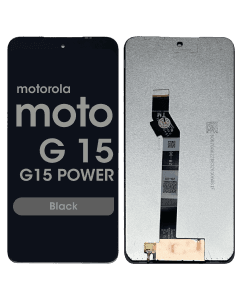 Refurbished - LCD Screen and Digitizer Assembly for Motorola Moto G15 (XT2521-3 / 2025) / G15 Power (XT2521-5 / 2025) (No Frame) (Black)