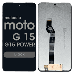 Refurbished - LCD Screen and Digitizer Assembly for Motorola Moto G15 (XT2521-3 / 2025) / G15 Power (XT2521-5 / 2025) (No Frame) (Black)