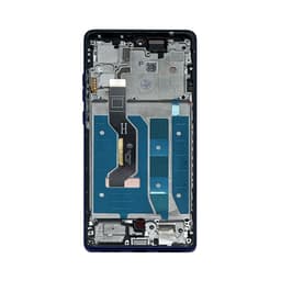 Refurbished- OLED Screen and Digitizer Assembly w/ Frame for Moto G85 (XT2427 / 2024) (Cobalt Blue)