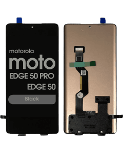 Refurbished - OLED Assembly for Motorola Moto Edge 50 Pro (XT2403 / 2024) / Moto Edge 50 (XT2407-3/2024) (No Frame) (Black)