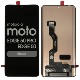 Refurbished - OLED Assembly for Motorola Moto Edge 50 Pro (XT2403 / 2024) / Moto Edge 50 (XT2407-3/2024) (No Frame) (Black)