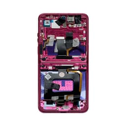 Refurbished - Inner OLED Screen and Digitizer Assembly w/ Frame for Motorola Moto Razr Plus / Razr 50 Ultra (XT2451 / 2024) (Hot Pink)