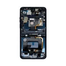 Refurbished - Inner OLED Screen and Digitizer Assembly w/ Frame for Motorola Moto Razr Plus / Razr 50 Ultra (XT2451 / 2024) (Ｍidnight Blue)