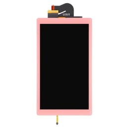 Refurbished - LCD Screen and Digitizer Assembly w/ Frame for Switch Lite (Coral)