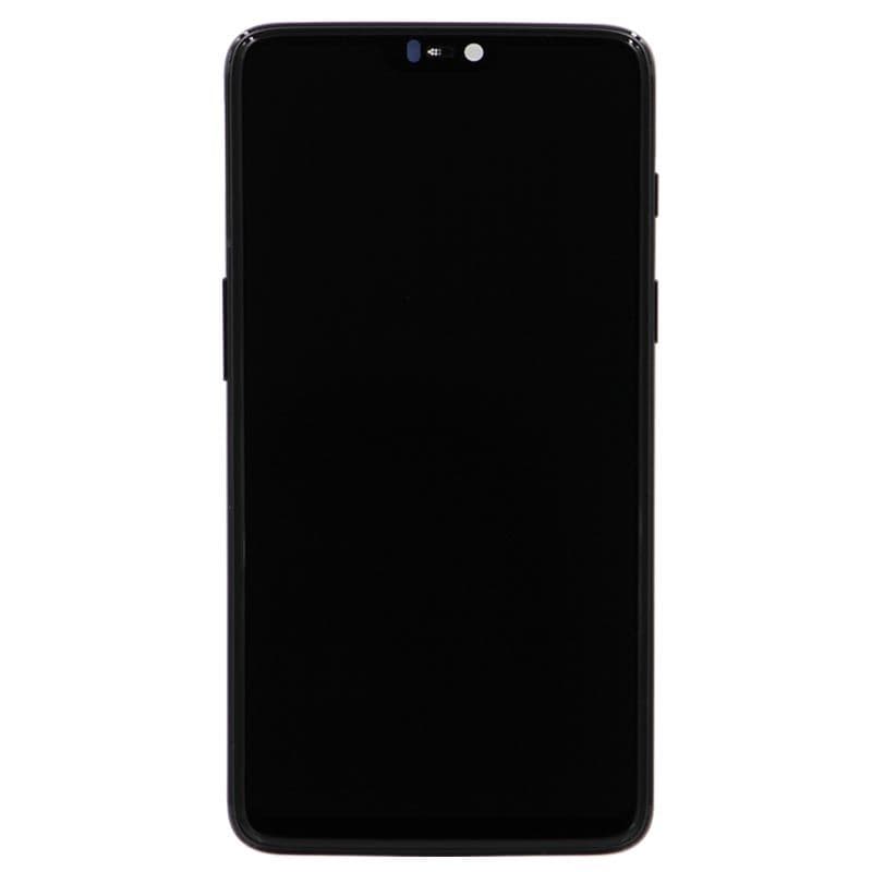 LCD Screen and Digitizer Assembly w/ Frame for OnePlus 6 (Black)
