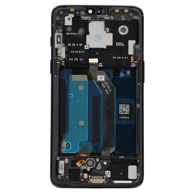 LCD Screen and Digitizer Assembly w/ Frame for OnePlus 6 (Black)
