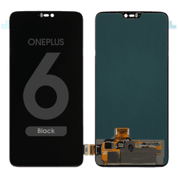 LCD Screen and Digitizer Assembly for OnePlus 6 (No Frame) (Black)