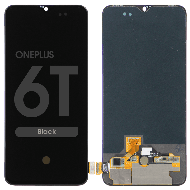 LCD Screen and Digitizer Assembly for OnePlus 6T (No Frame) (Black)