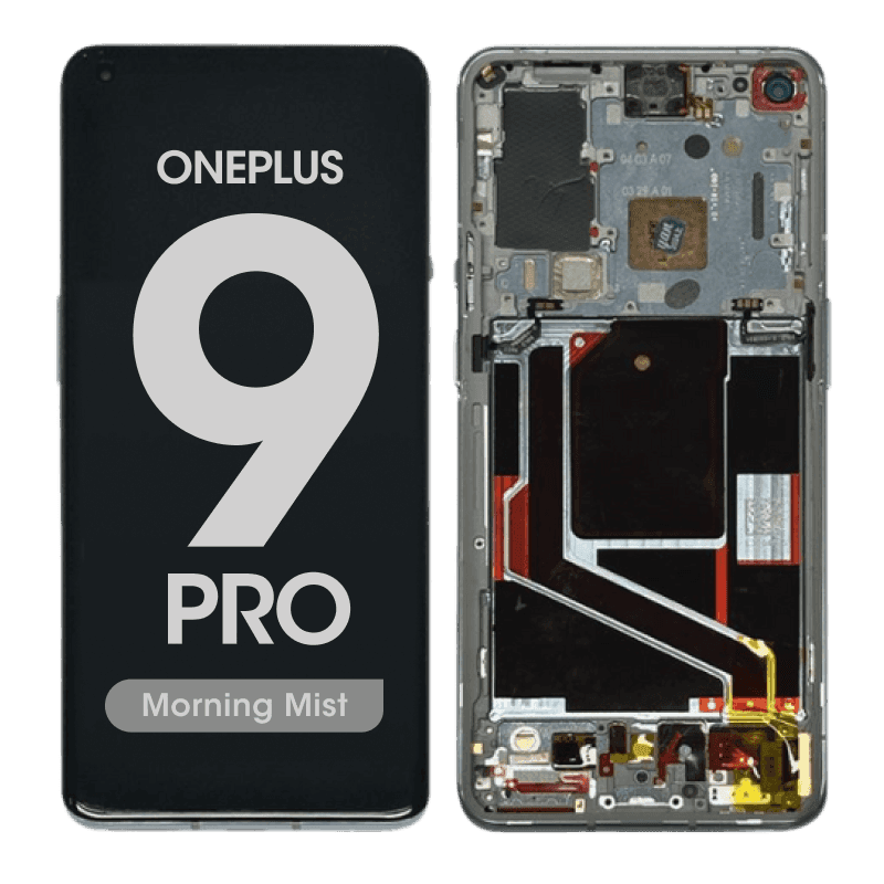 Refurbished - OLED Screen and Digitizer Assembly w/ Frame for OnePlus 9 Pro (Morning Mist)