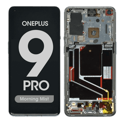 Refurbished - OLED Screen and Digitizer Assembly w/ Frame for OnePlus 9 Pro (Morning Mist)