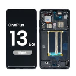 Refurbished - OLED Screen and Digitizer Assembly w/ Frame for Oneplus 13 5G (Black)