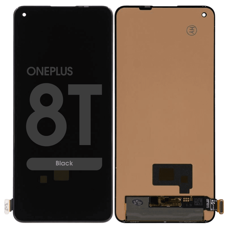 Refurbished - OLED Screen and Digitizer Assembly for OnePlus 8T (No Frame) (Black)