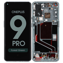 Refurbished - OLED Screen and Digitizer Assembly w/ Frame for OnePlus 9 Pro (Forest Green)
