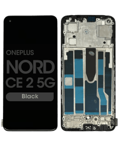 Refurbished - OLED Screen and Digitizer Assembly w/ Frame for OnePlus Nord CE 2 5G (Black)