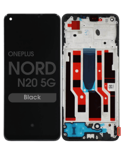 Refurbished - OLED Screen and Digitizer Assembly w/ Frame for OnePlus Nord N20 5G (Black)