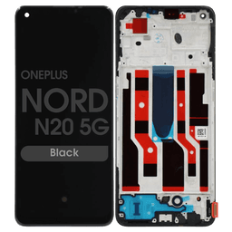 Refurbished - OLED Screen and Digitizer Assembly w/ Frame for OnePlus Nord N20 5G (Black)