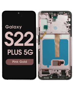 Aftermarket - Soft OLED Screen and Digitizer Assembly w/ Frame for Samsung Galaxy S22 Plus 5G (S906) (Pink Gold)