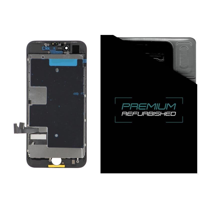 Premium Refurbished - LCD Screen and Digitizer Assembly for iPhone 8 / SE (2020) (Black)