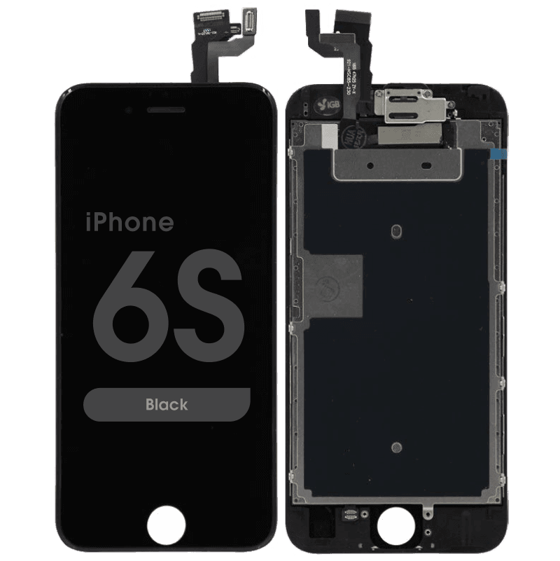 Complete Assembly - LCD Screen and Digitizer Assembly for iPhone 6S (Front Camera / Prox Sensor / Earspeaker Pre-Installed) (Black)