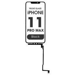 (3in1) Long Cable Front Glass w/ Digitizer / OCA for iPhone 11 Pro Max