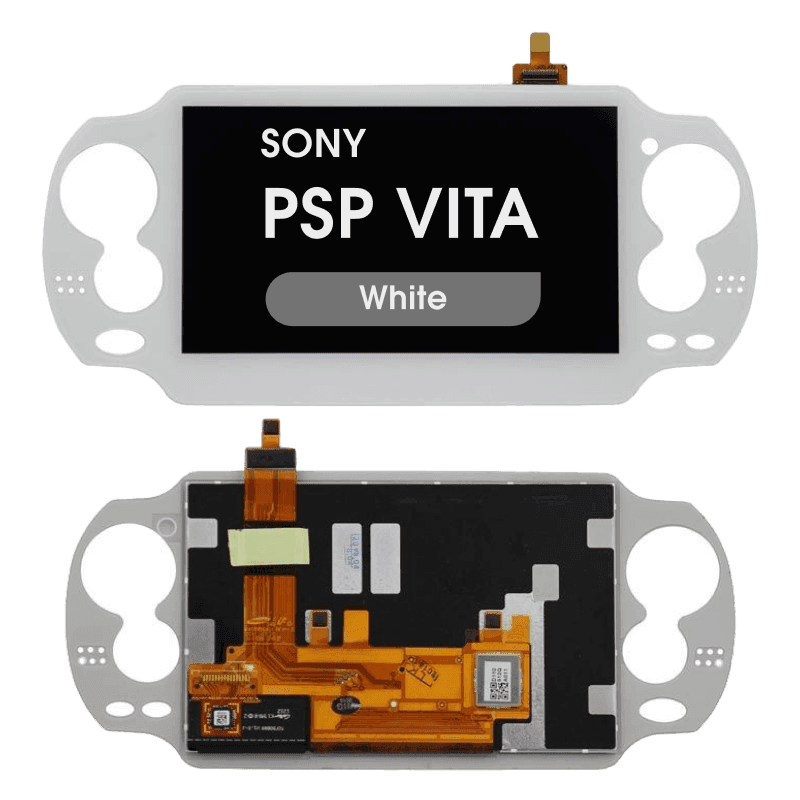 LCD Screen and Digitizer Assembly for Sony PSP Vita (White)