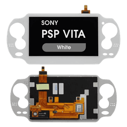 LCD Screen and Digitizer Assembly for Sony PSP Vita (White)