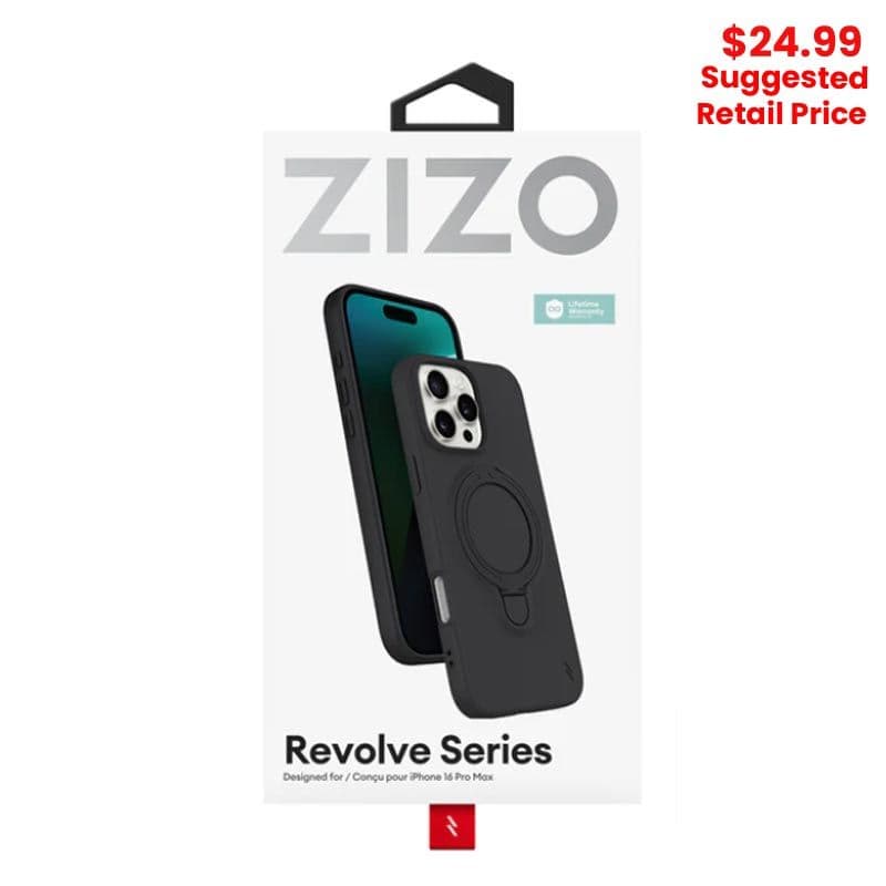 ZIZO - REVOLVE Series iPhone 16 Pro Max Case (Magnetic Black)