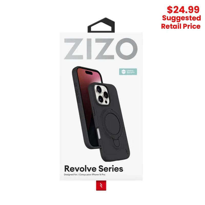 ZIZO - REVOLVE Series iPhone 16 Pro Case (Magnetic Black)