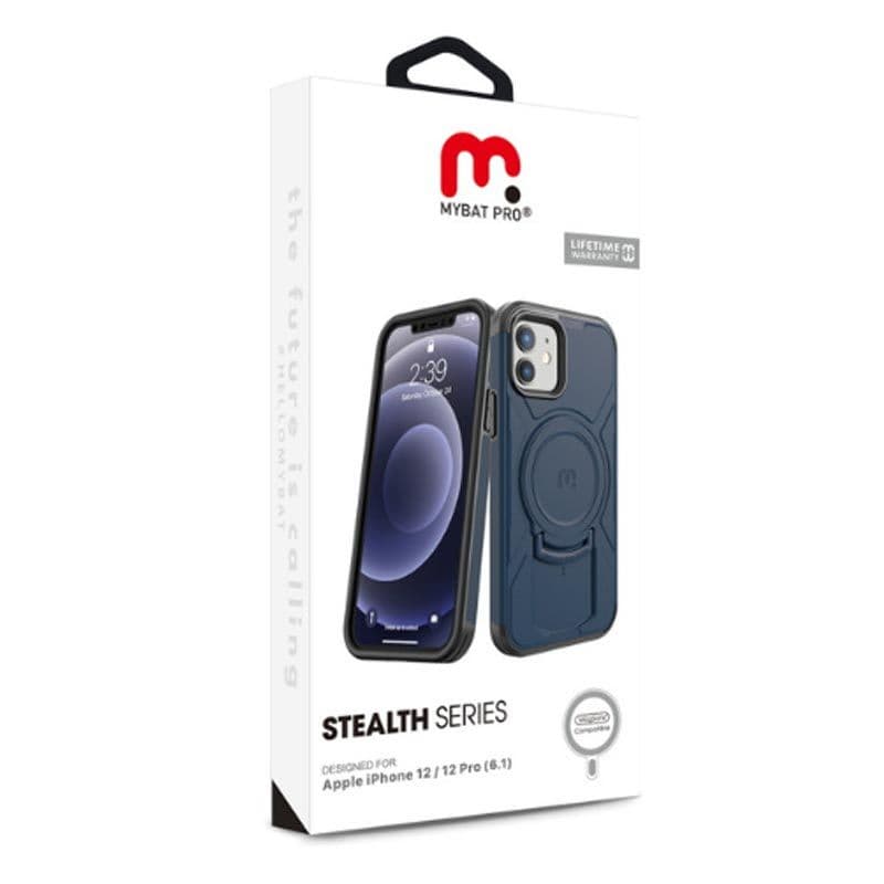 MyBat Pro - Stealth Series Case for iPhone 12 / 12 Pro (Blue / Black)