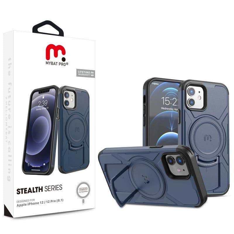 MyBat Pro - Stealth Series Case for iPhone 12 / 12 Pro (Blue / Black)