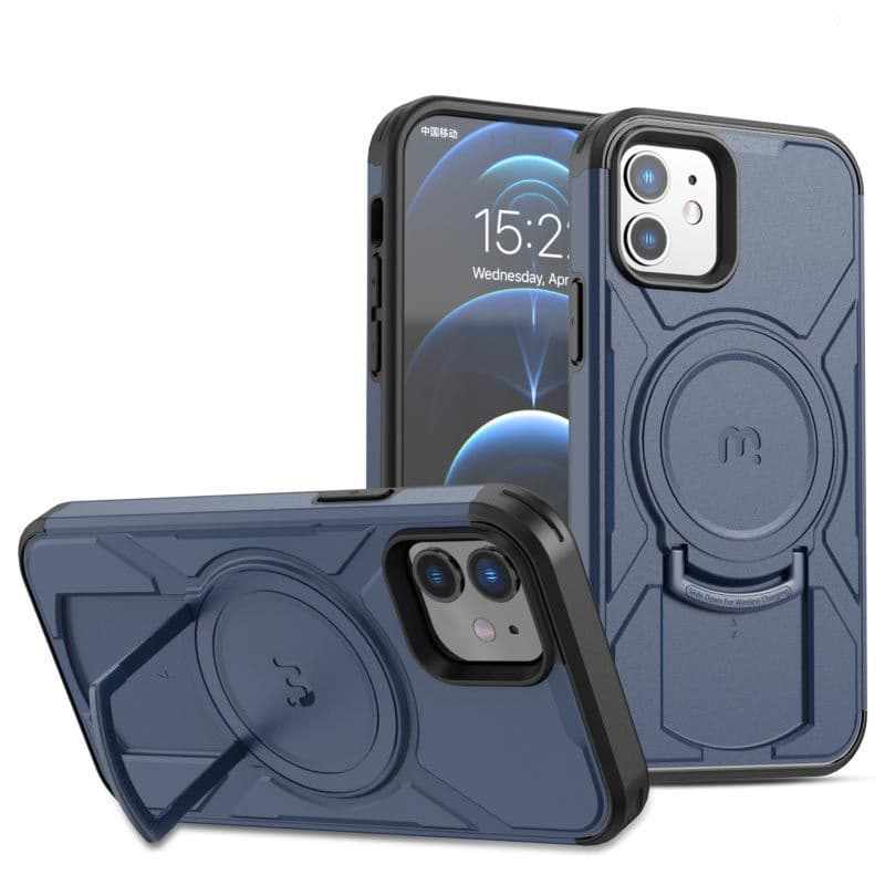 MyBat Pro - Stealth Series Case for iPhone 12 / 12 Pro (Blue / Black)